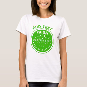 T-shirt Couverture du compteur d'eau irlandais de la Nouve
