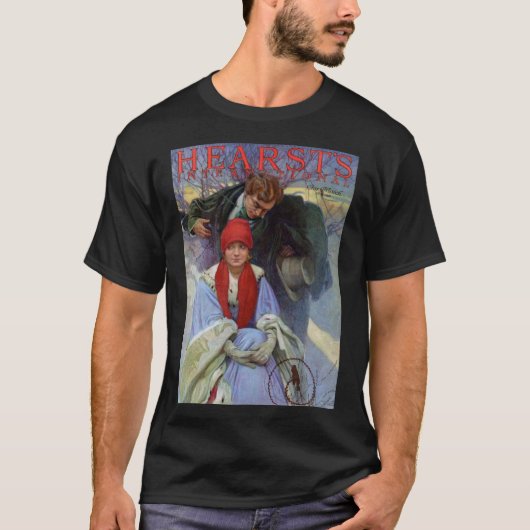 T-shirt Couverture du magazine, Alphonse Mucha (Devant)