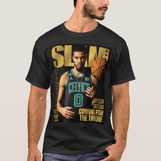 T-shirt Couverture Jayson Tatum Slam (Devant)