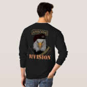 T-shirt Couverture militaire d'aigle d'armée de Division (Dos entier)