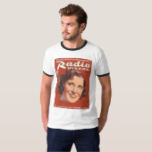 T-shirt Couverture par radio 1936 de magnétique de miroir (Devant entier)