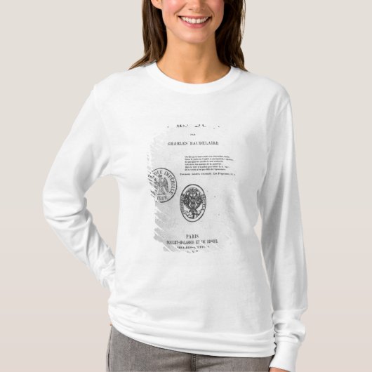 T-shirt Couverture, première édition de 'Les Fleurs du (Devant)