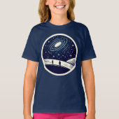 T-shirt Couverture universelle de contemplation minimalist (Devant)