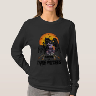 T-shirt Coven De Sorcières À Trash Raccoon Halloween Cute