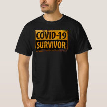 COVID-19 SURVIVOR - Symbole d'affichage métallique
