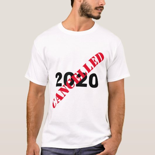 T-shirt Covid annulé 2020 (Devant)