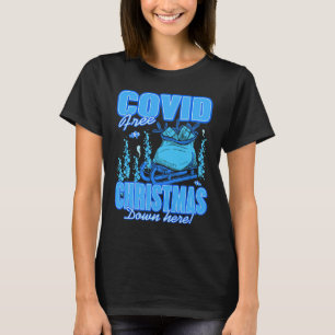 T-shirt Covid sous-marin Noël gratuit ici