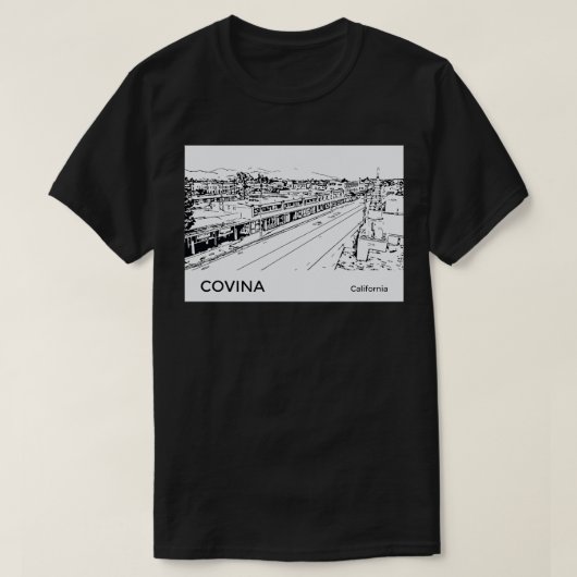 T-shirt Covina California TS (Design devant)