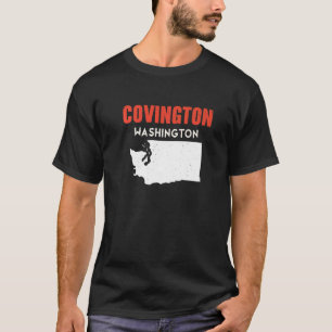 T-shirt Covington Washington USA State America Travel Wash