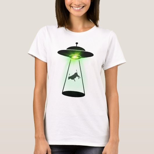 T-shirt Cow Abduction (Devant)