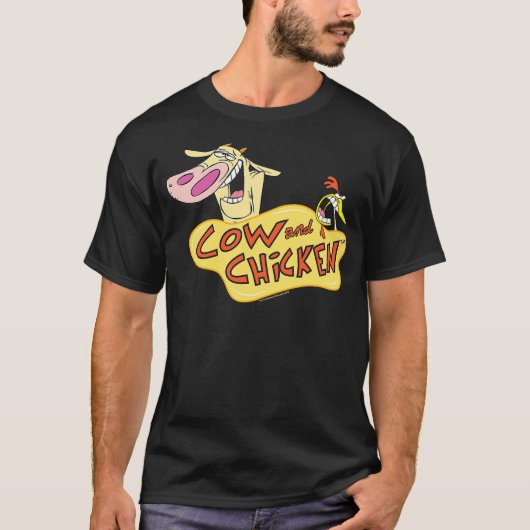 T-shirt Cow and Chicken Logo (Devant)
