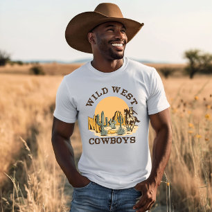 T-shirt Cow-boys de l'Ouest sauvage