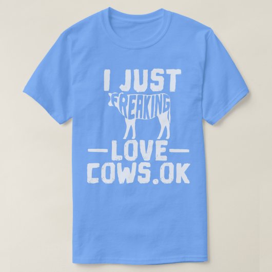 T-shirt Cow Farmer Cow Lover (Design devant)