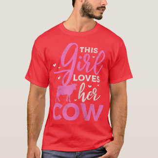 T-shirt Cow Farmer Cow Lover Cow Owner Distressed 