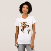 T-shirt Cow-girl (Devant entier)