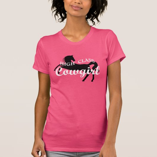 T-shirt Cow-girl de première qualité (Devant)