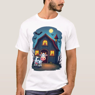 T-shirt Cow & Haunted Barn