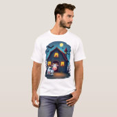 T-shirt Cow & Haunted Barn (Devant entier)