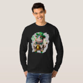 T-shirt Cow Leprechaun Cows St Patricks Day  3 (Devant entier)