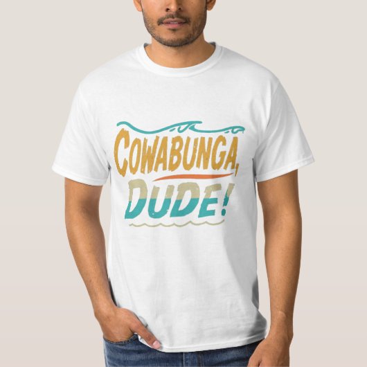 T-shirt Cowabunga, mec (Devant)