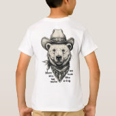T-shirt Cowboy Bear: Does This Hat Make Me Look Dog? (Dos)