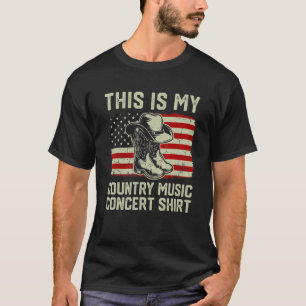 T-shirt Cowboy Boots Casquette This Is My Country Music Co