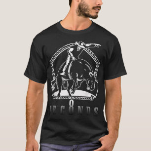 T-shirt Cowboy Bull Riding Me Demandez En Huit Secondes Ou