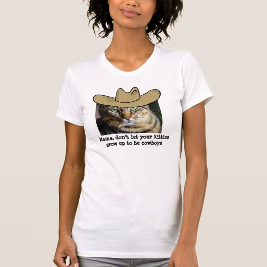 T-shirt Cowboy Cat (Devant)
