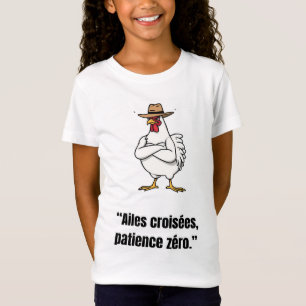 T-Shirt Cowboy Chicken Attitude – Funny Cartoon Tee