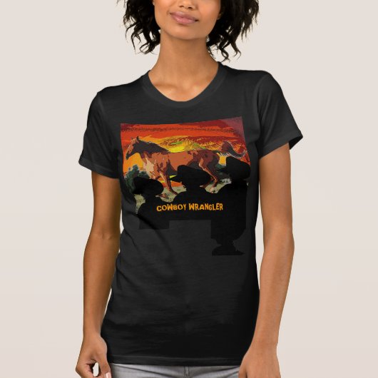 T-shirt Cowboy de cowboy (Devant)