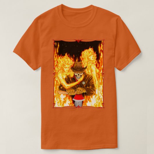 T-shirt Cowboy de l'enfer avec l'ange (Design devant)