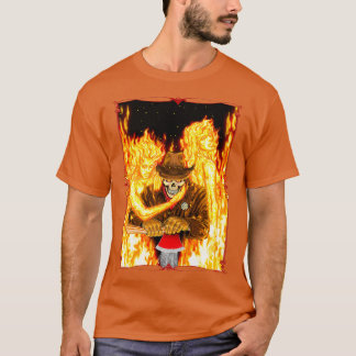 T-shirt Cowboy de l'enfer avec l'ange