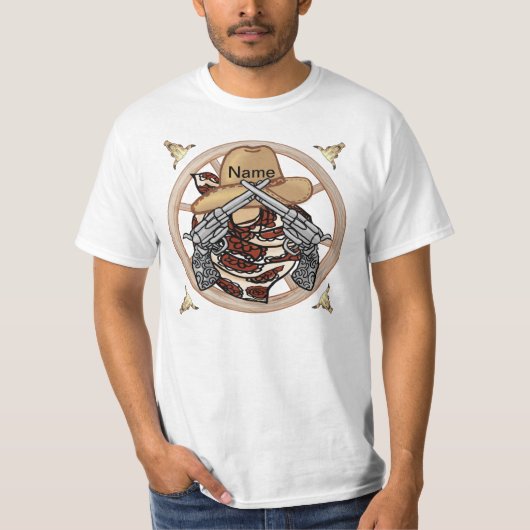 T-shirt Cowboy du Texas occidental (Devant)