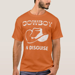 T-shirt Cowboy En Disque Le Pays Occidental Amusant