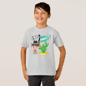T-shirt Cowboy et cheval (Devant entier)
