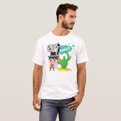 T-shirt Cowboy et cheval (Devant entier)