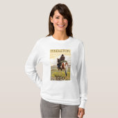 T-shirt Cowboy et cheval - Pendleton, Orégon (Devant entier)