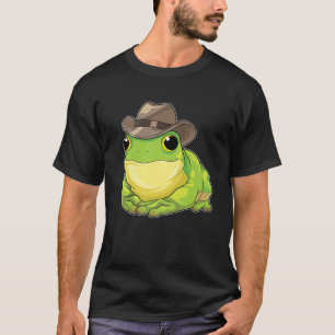 T-shirt Cowboy Frog Funny Amphibian Western Toad