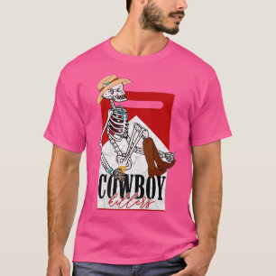 T-shirt Cowboy Killers Funny Cowboy Skeleton Ouest Sud