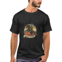 T-Shirt Cowboy Légende de Rodéo Western Vintage Ch