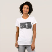 T-shirt Cowboy mangeant d'un beurre d'arachide Can. de (Devant entier)