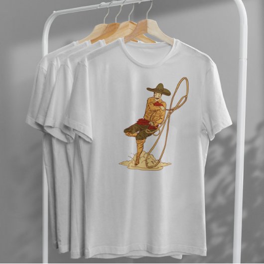 T-shirt Cowboy mexicain