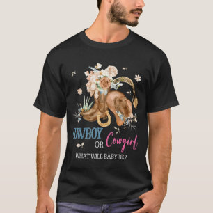 T-shirt Cowboy Ou Cowgirl Baby Genre Revey Party Western