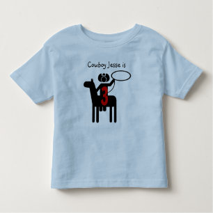 T-shirt Cowboy Personnalisable Anniversaire