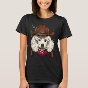 T-shirt Cowboy Poodle Western Rodeo Cowboy Casquette et Ba