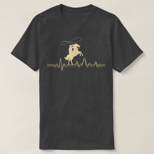 T-shirt Cowboy Roping Roper Horse Riding Heade équestre (Design devant)
