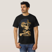 T-shirt Cowboy squelette fumeur (Devant entier)
