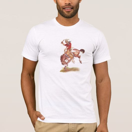 T-shirt Cowboy vintage (Devant)