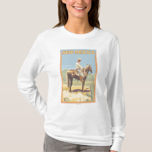 T-shirt Cowboy (vue de côté) Nouveau Mexique