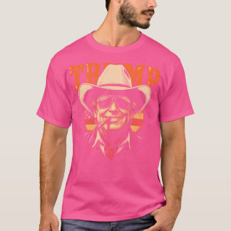 T-shirt Cowboy Western Faire de l'Amérique Grand Donald Tr